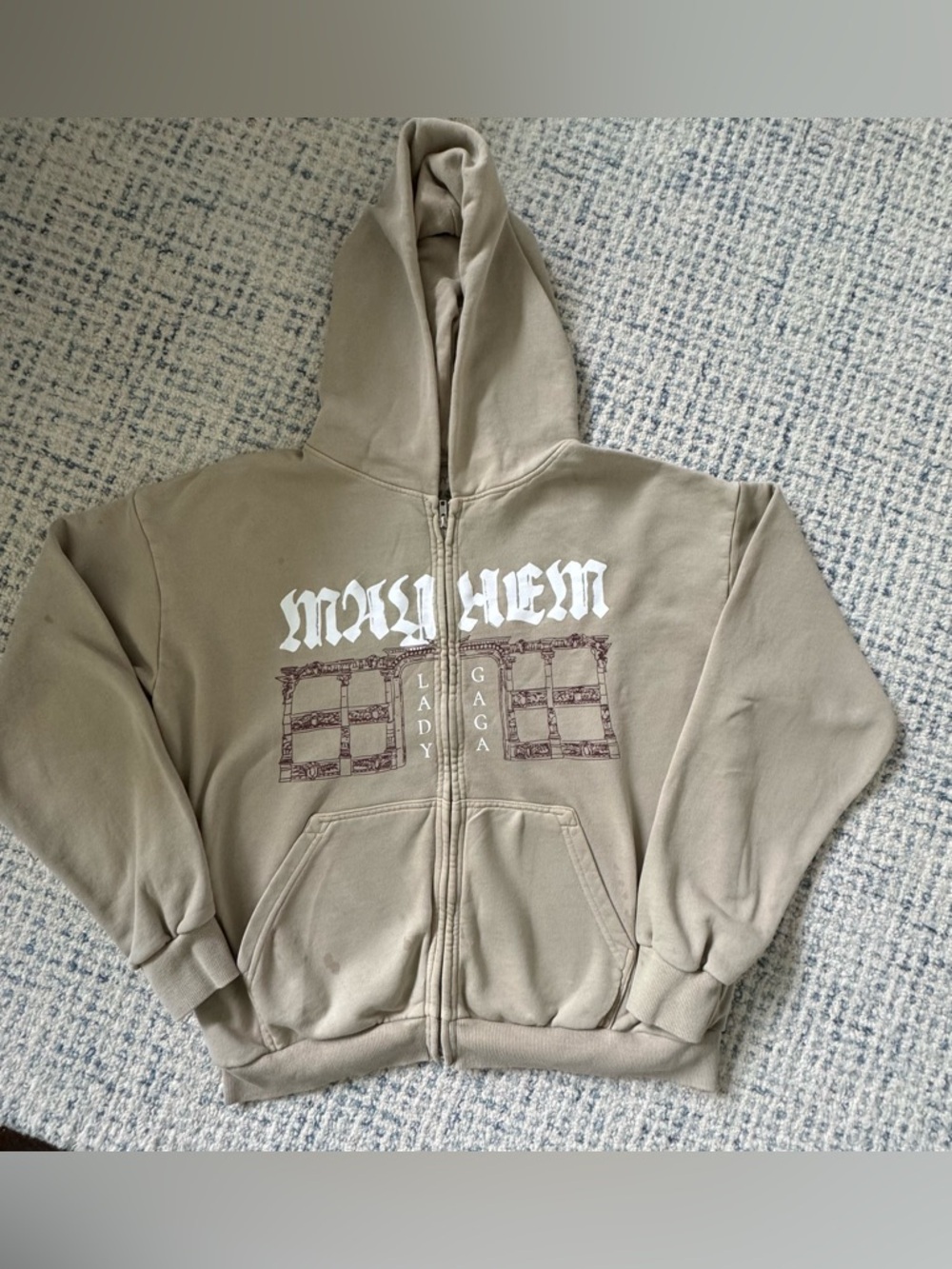 Brand New Lady Gaga Mayhem Tour Opera Haus Zipped Hoodie- size Large (unisex)